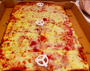 Photo of a cheese pizza from Dunwoodie Pizzeria and Restaurant in Yonkers, New York